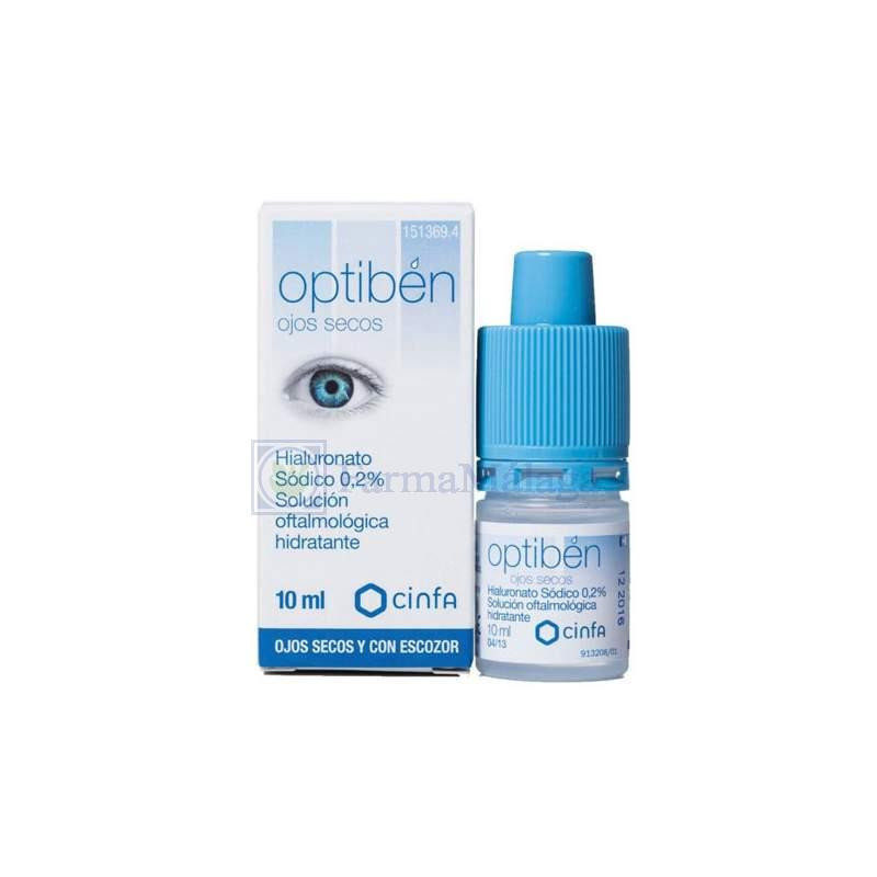 OPTIBEN OJOS SECOS GOTAS SEQUEDAD OCULAR 10 ML