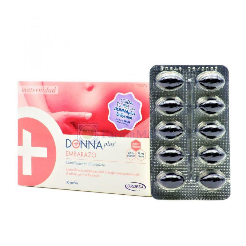 Comprar Donna Plus Embarazo 30 Perlas - Parafarmacia Campoamor