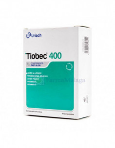 TIOBEC 400 40 COMPRIMIDOS...