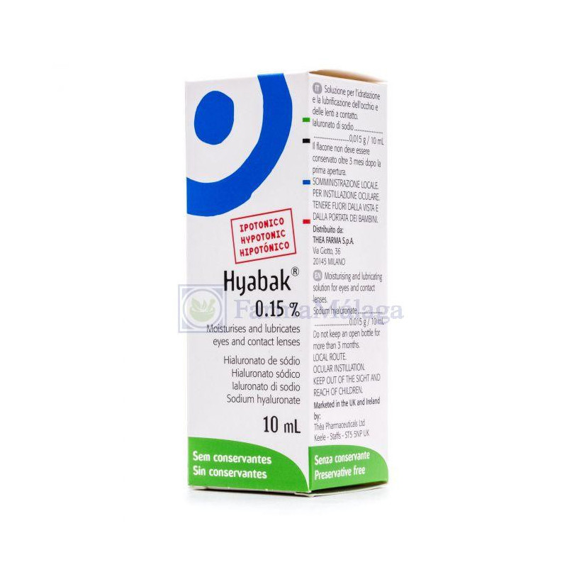 Hyabak 0,15% 10 ml