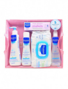 MUSTELA CANASTILLA BEBE ROSA