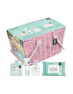 CESTA PRIMEROS CUIDADOS ROSA