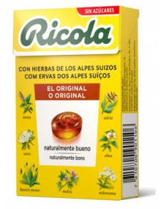 RICOLA CARA HIERBAS S/AZ 50 G
