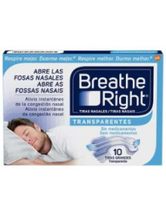 BREATHE RIGHT TRANSPARENTES...