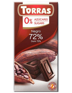 TORRAS CHOCOLATE NEGRO 72%...
