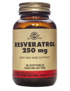 SOLGAR RESVERATROL 250 MG...