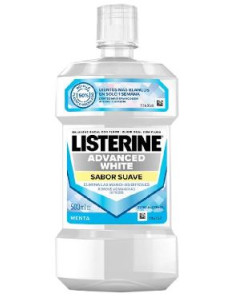 LISTERINE ADV WHITE SUAV 500ML