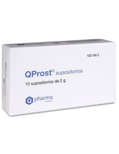 QPROST 10 SUPOSITORIOS