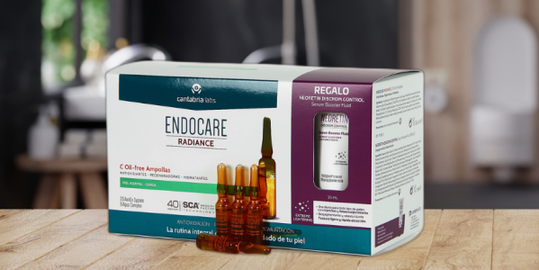 ¡Incorpora las ampollas Endocare Radiance a tu rutina facial antiedad!
